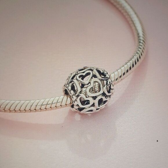 New S925 Sterling Silver Open Your Heart Charm New - Picture 1 of 3